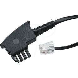 TAE 4NWS-I 3M - TAE Anschlusskabel, N Stecker / Modular Stecker, 3 m