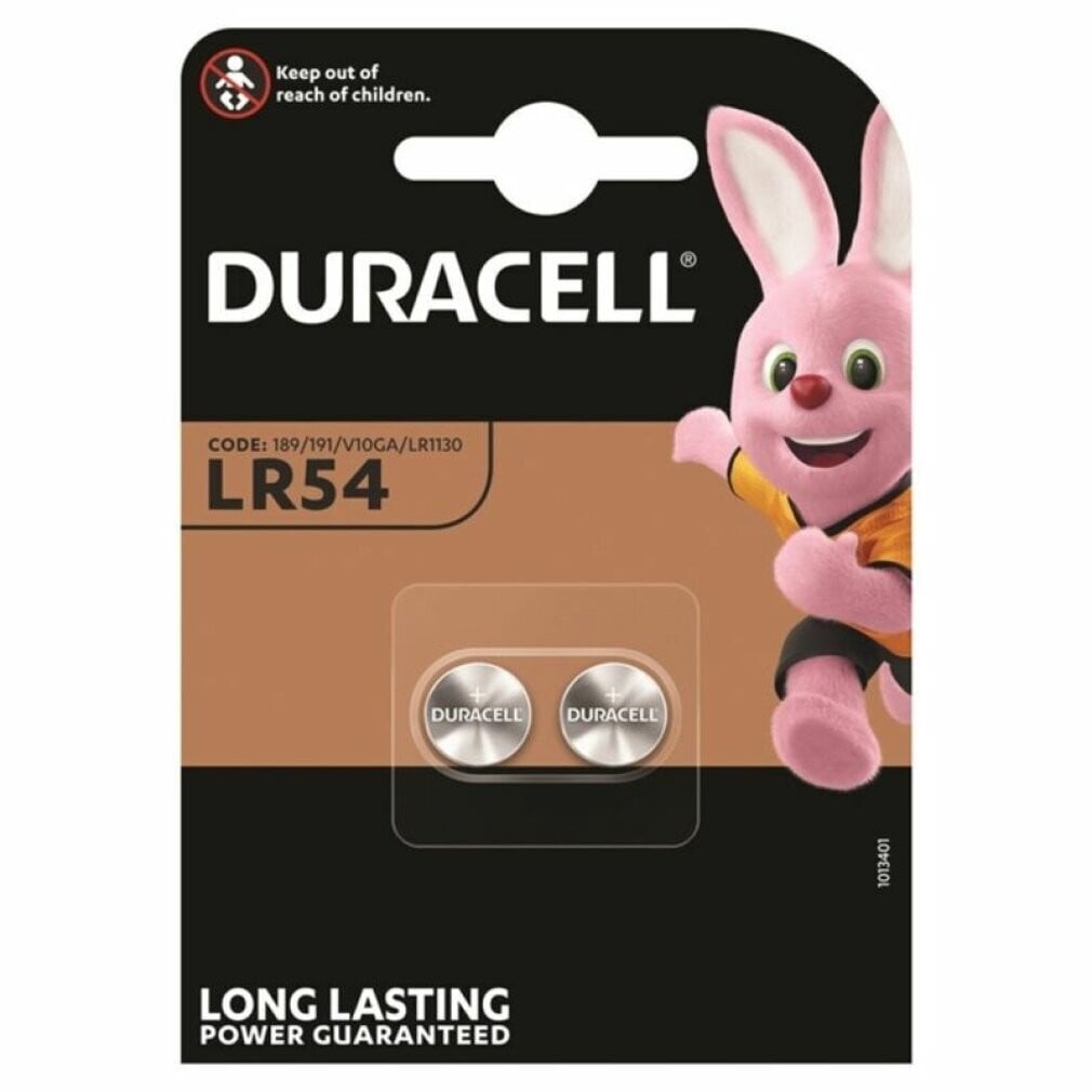 Duracell LR54/V10GA knoopcelbatterijen 1,5V, 2 stuks
