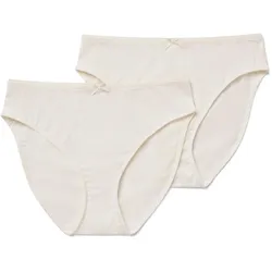 Tchibo - 2 Slips - Damen - Gr. S - creme
