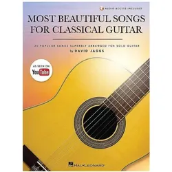 Most Beautiful Songs (+Online-Audio) for Classical Guitar, Fachbücher