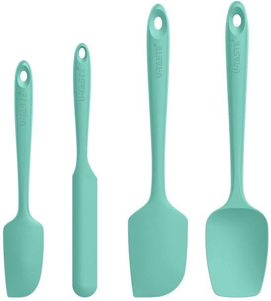 U-Taste Set van 4 hittebestendige siliconen spatels