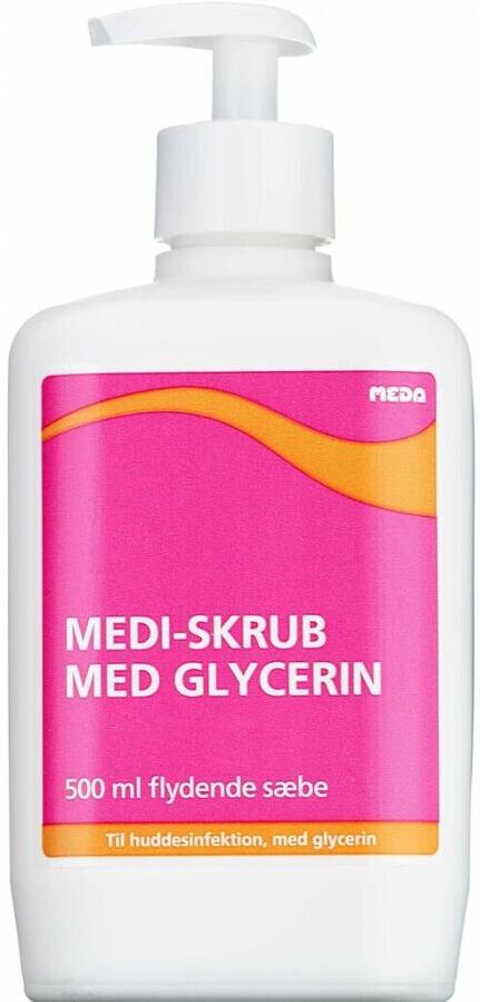 Viatris Medi-skrub+ glycerin m/pumpe 500 ml