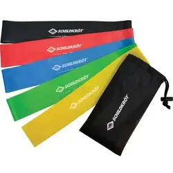SCHILDKRÖT FITNESS Mini Resistance Band 5er Set, Größe ONE SIZE in Schwarz Schwarz