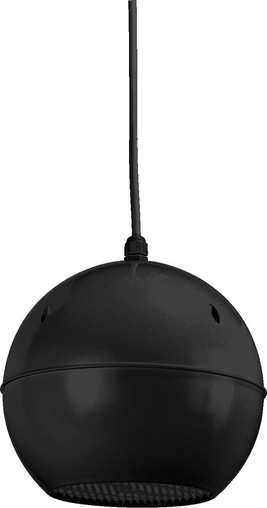 MONACOR Edl-412/sw Wetterfester Ela-Kugellautsprecher, Schwarz