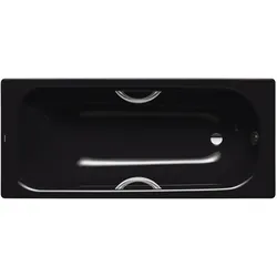 Kaldewei SANIFORM PLUS Badewanne, schwarz, 1700x730 mm, 400 mm tief