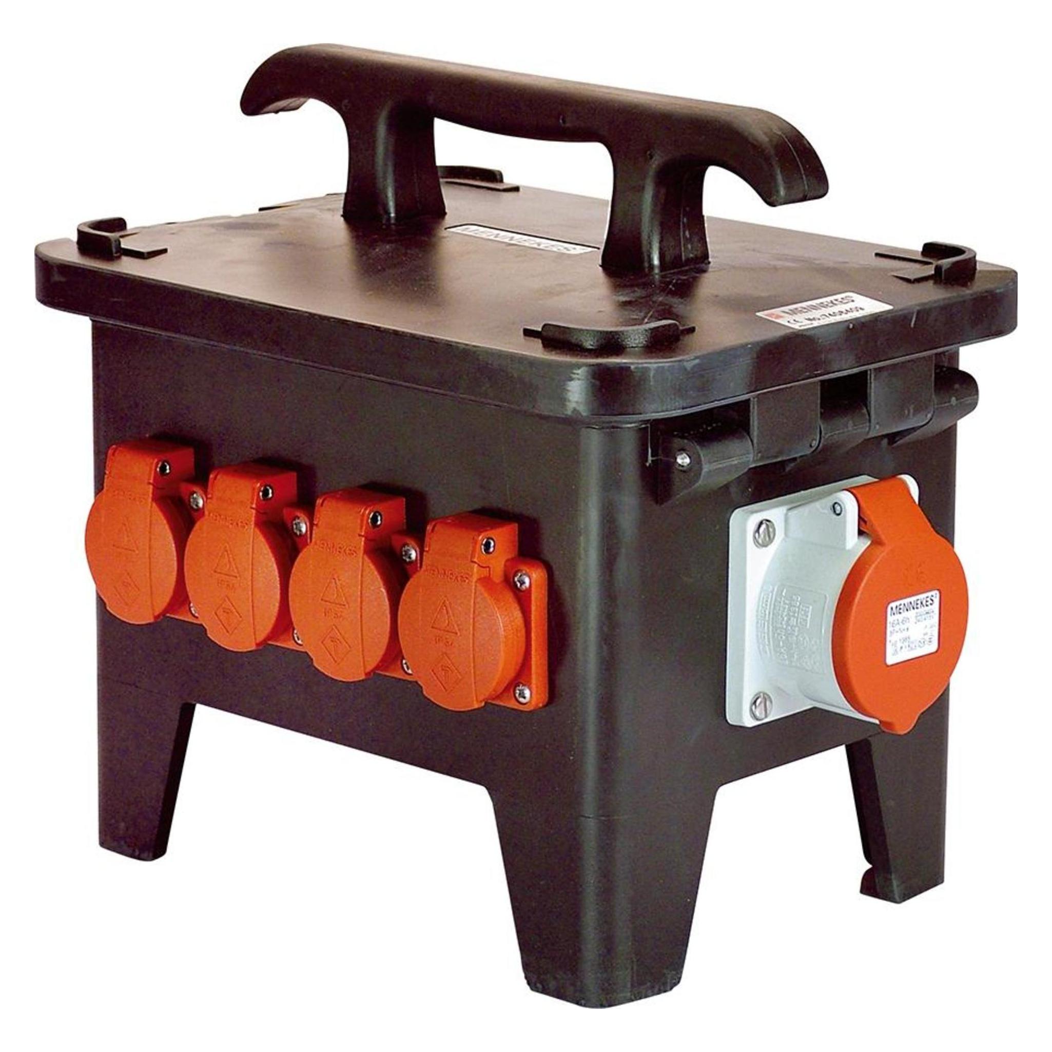As - Schwabe Mobiler Baustellen-Stromverteiler (6x, CEE 16/5, CEE 7/3) (60550)