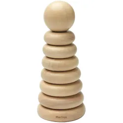 Plantoys Sortierturm Ringe nature