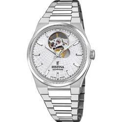 Festina Automatik Damen Swiss Made F20054/1 - silber - 35.0mm