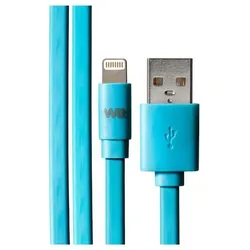 We-Vibe C ble Apple USB/lightning plat: évite de faire des noeuds 1m bleu - en silicone (1 m), USB Kabel