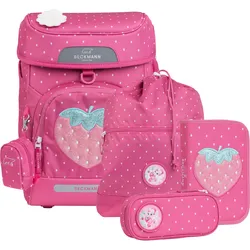Beckmann Plus Air - 6-tlg. Schulranzenset - Strawberry Koffer24