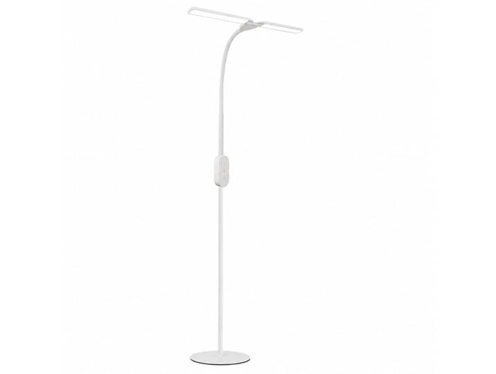 Lampadaire en fer aluminium blanc 44x22x158cm