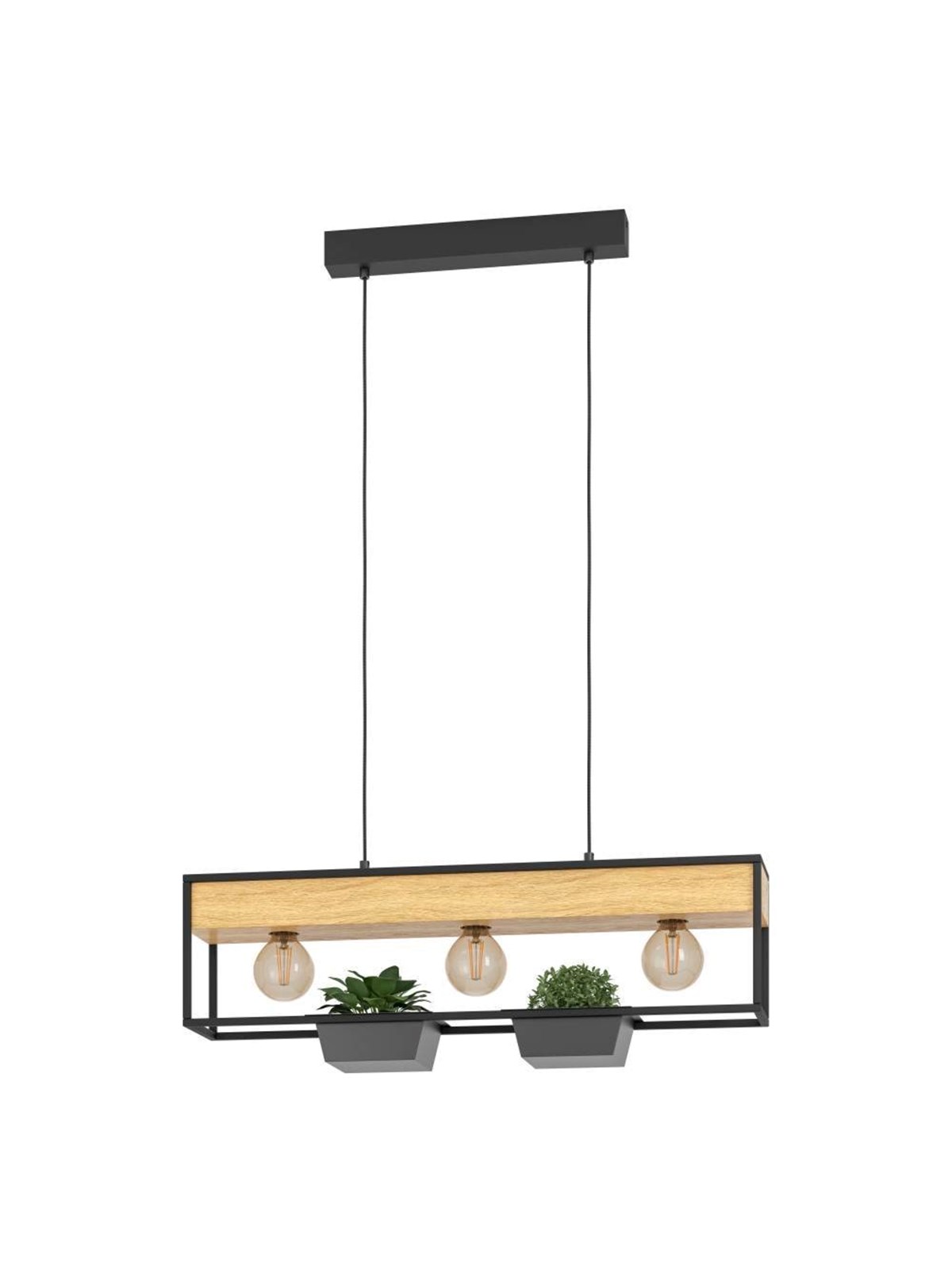 EGLO Libertad 1 schwarz, braun