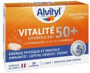 Alvityl Vitalité 50+ 30 Comprimés - Boîte 30 comprimés effervescents