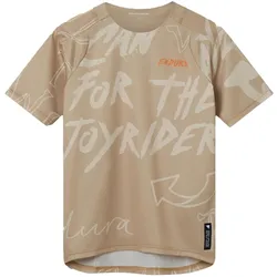 Endura, Damen, Velotrikot, Singletrack (XS), Beige, Braun, XS