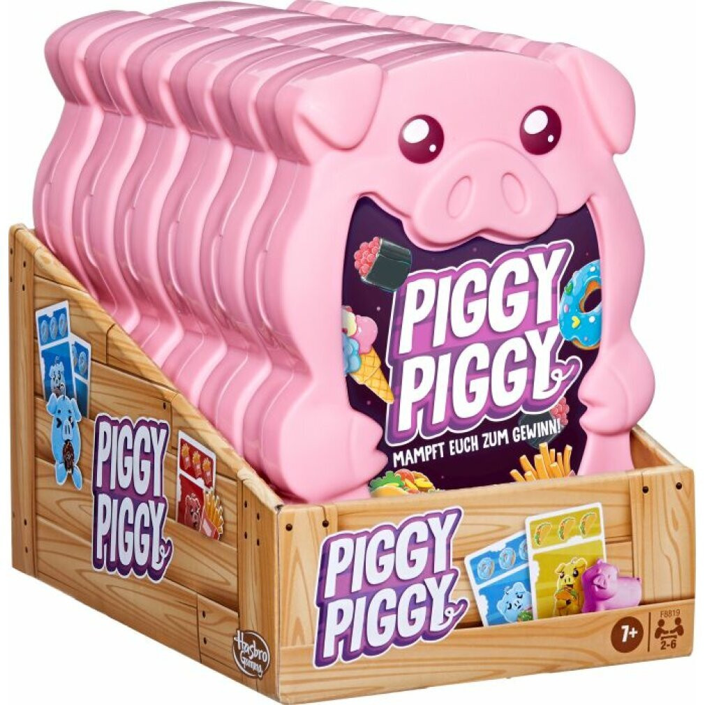 Hasbro Gaming Piggy Piggy Kaartspel voor het hele gezin vanaf 7 jaar
