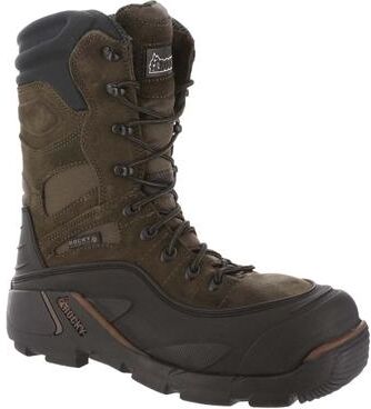 Rocky Blizzard Stalker Insulated - Mens 10 Brown Boot Medium