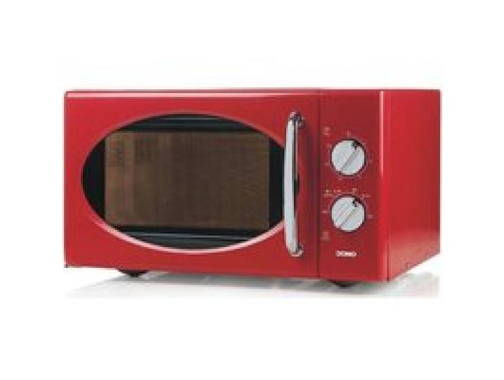 Domo Four à micro-ondes DO2925 25L 900W Rouge Rétro Décongélation Minuterie 30 min