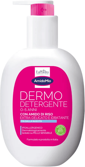EuPhidra AmidoMio Dermodetergente Idratante Per Neonati E Bambini 0-5 Anni 400 ml