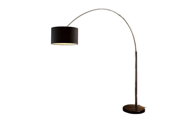 P & B Bogenleuchte, Schwarz, 180x210x38 cm, Lampen & Leuchten, Innenbeleuchtung, Stehlampen, Bogenlampen