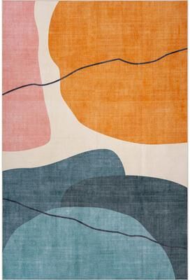 Nuloom Novessa Abstract Washable Rug