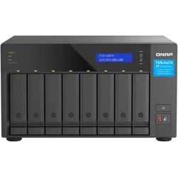QNAP TVS-H874T-I9-64G NAS & Speicherserver Tower Intel® Core™ i9 64 GB DDR4 0 TB QNAP QTS Schwarz