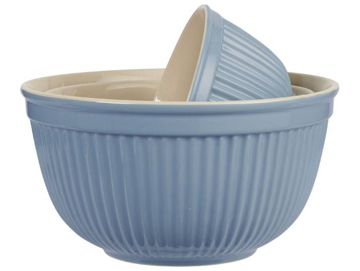 Ib Laursen Schüssel 3er Schüssel Set Schüsselsatz Keramik Mynte Blue Bell Blau Ib Laursen, Keramik