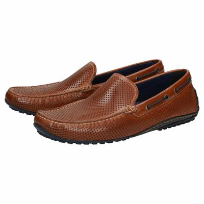 Slipper SIOUX "Carulio-706", Herren, Gr. 39.5 (UK 6), braun, Obermaterial: 50% Kalbsleder CAL. 50% Kalbsnappaleder CANA. 100% Gummi rubber., Schuhe Slipper
