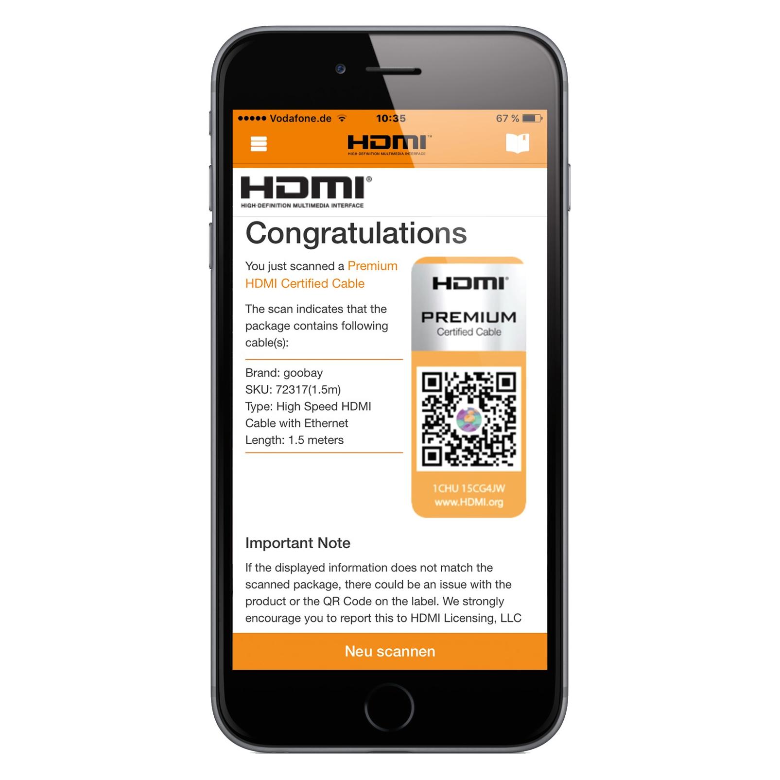 Goobay HDMI - HDMI (3 m) (58265)
