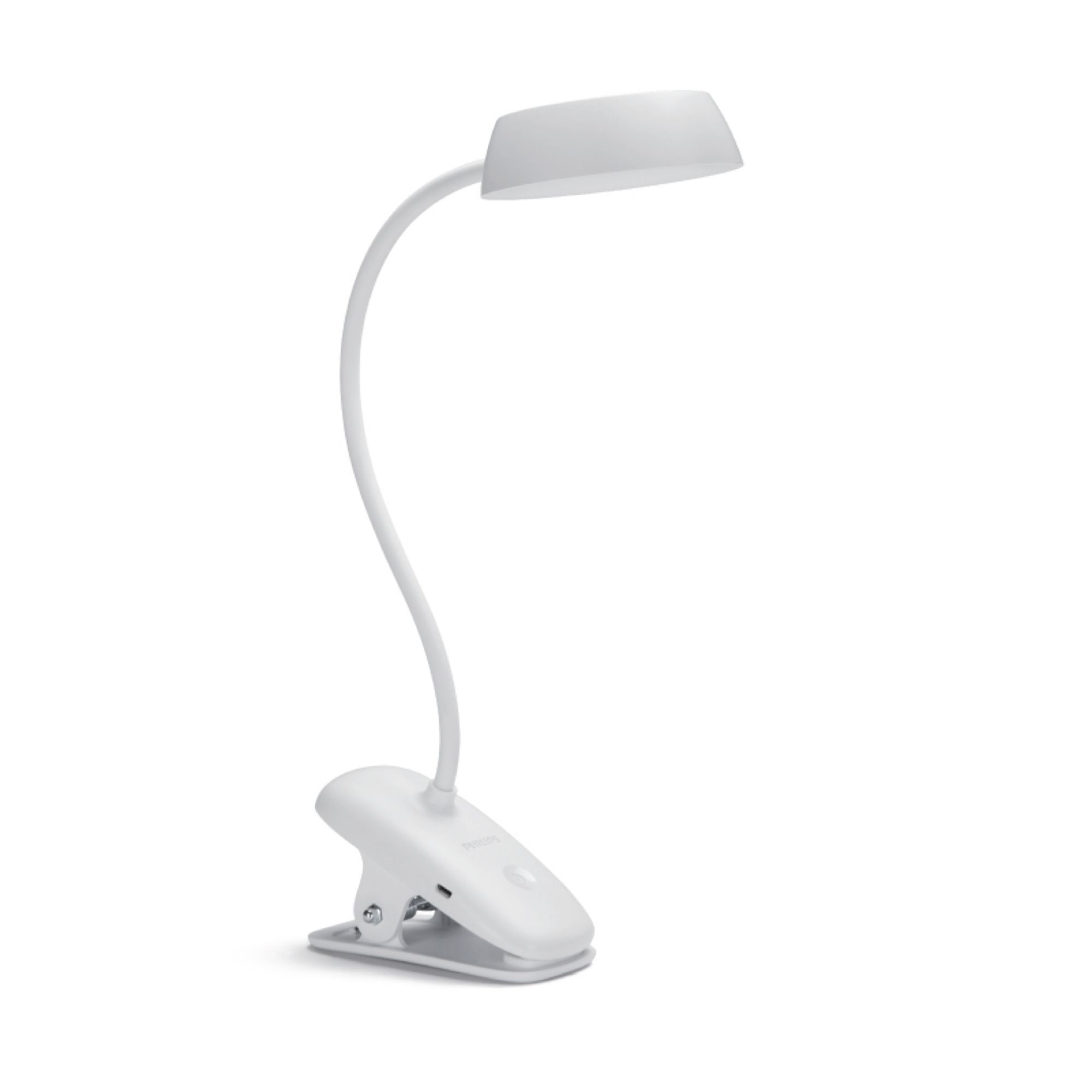 Philips Donutclip Schreibtischleuchte LED Desk Lights 99 mm Neutralweiß (4000K) Kaltweiße 8719514396890