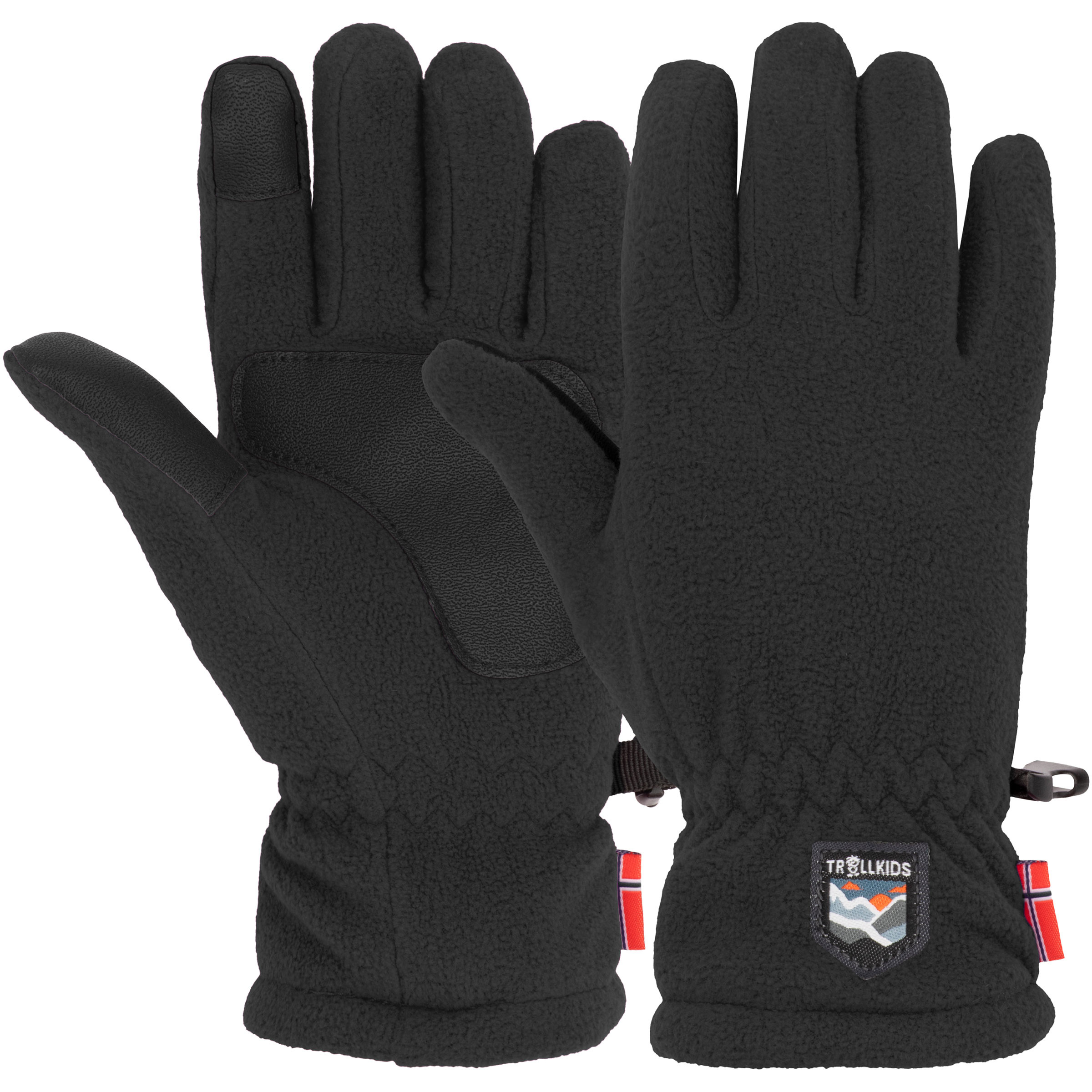 Trollkids Eikedalen Kinder Fingerhandschuhe schwarz Größe 5 Lifestyle Elastisch