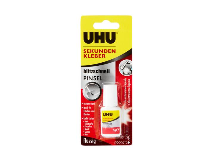 Uhu Sekundenkleber mit Pinselapplikator 5 g