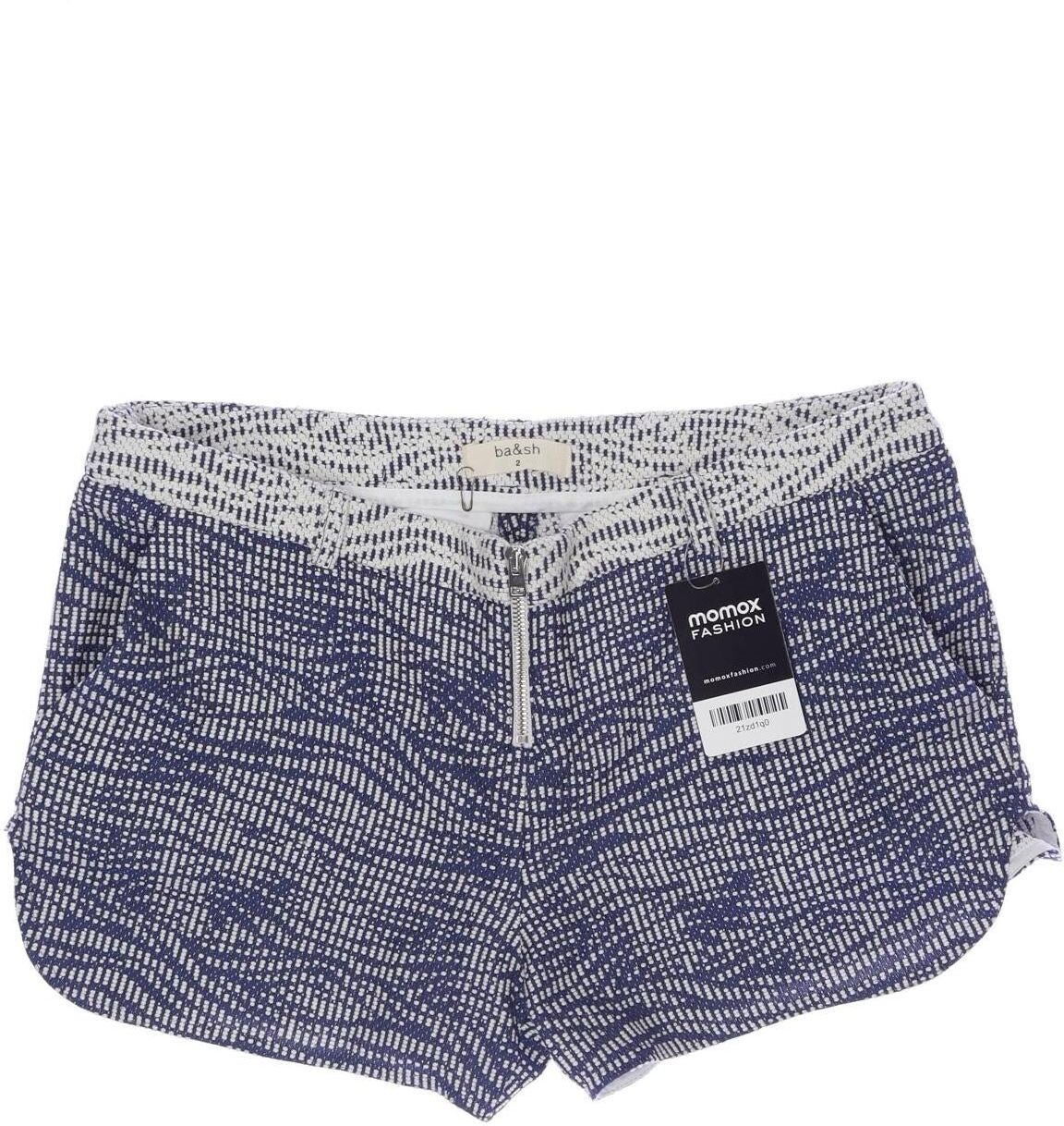 ba&sh Damen Shorts, Marineblau, Gr. EU 36, Viskose / Baumwolle - Second Hand