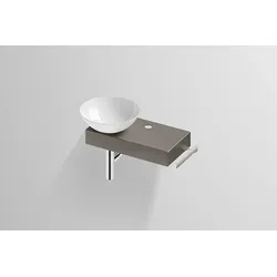 Alape Waschplatz Piccolo Novo 1 5256000 Gravel Matt