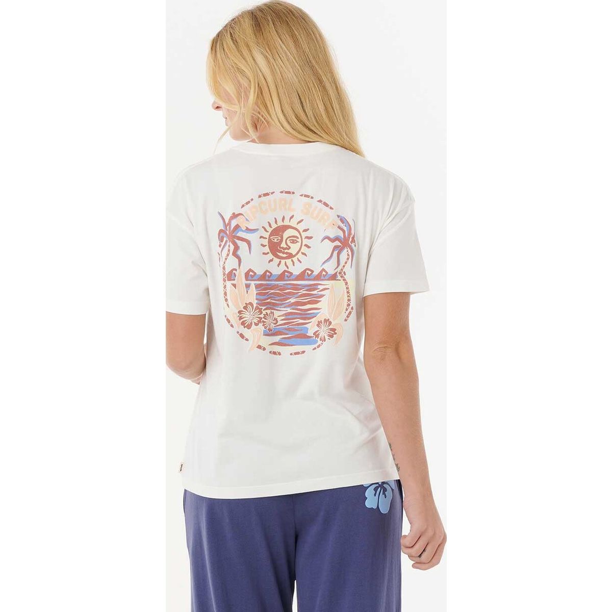 RipCurl Summer Relaxed Tee bone (3021) S 0JMWTE_3021_S