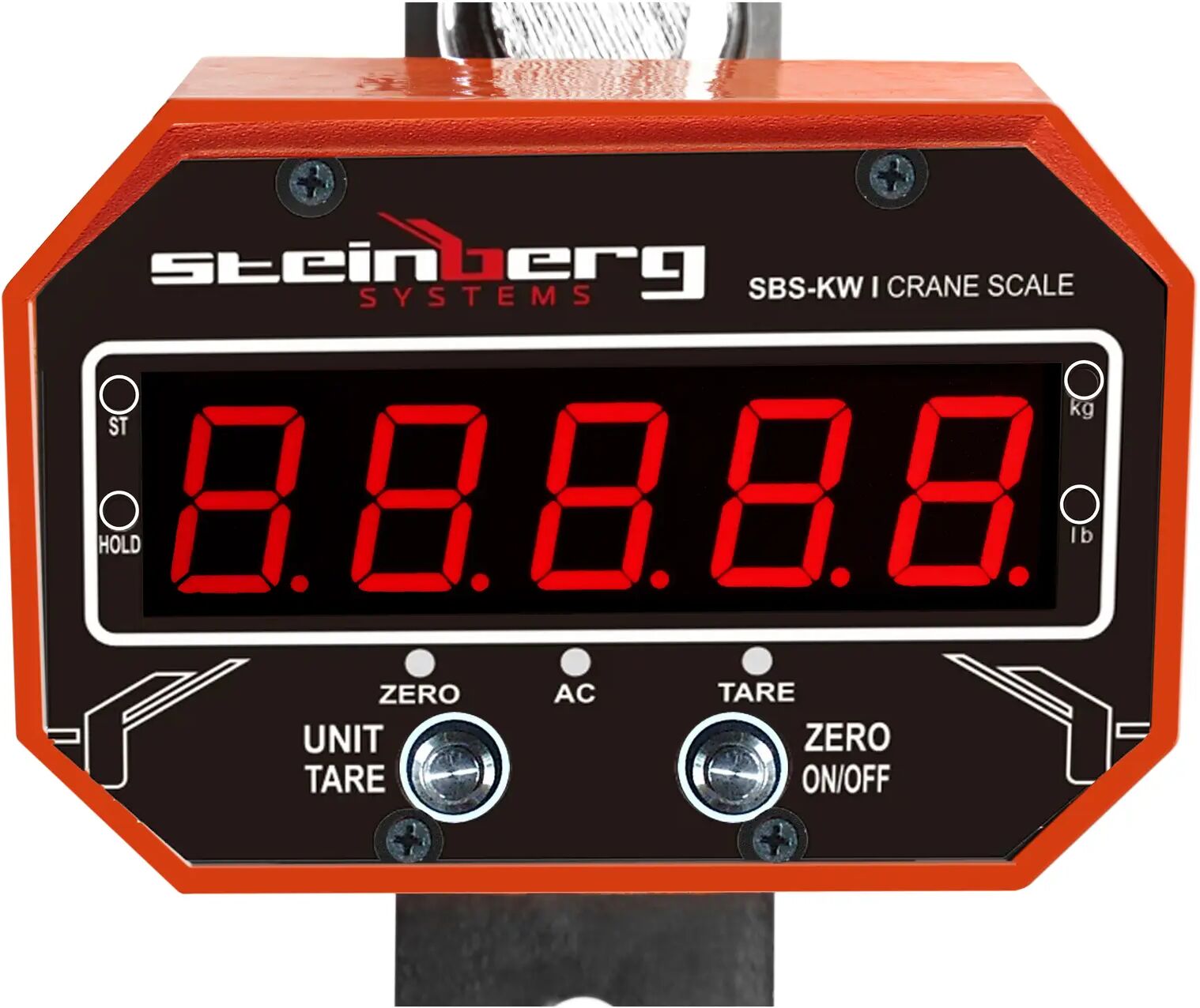 Steinberg Systems Kranwaage - 5000 kg / 1 oder 2 kg - LED - digital - Fernbedienung 10 m SBS-KW-5/2K