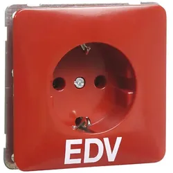 PEHA Steckdose SCHUKO rot D 80.6511 ROT EDV