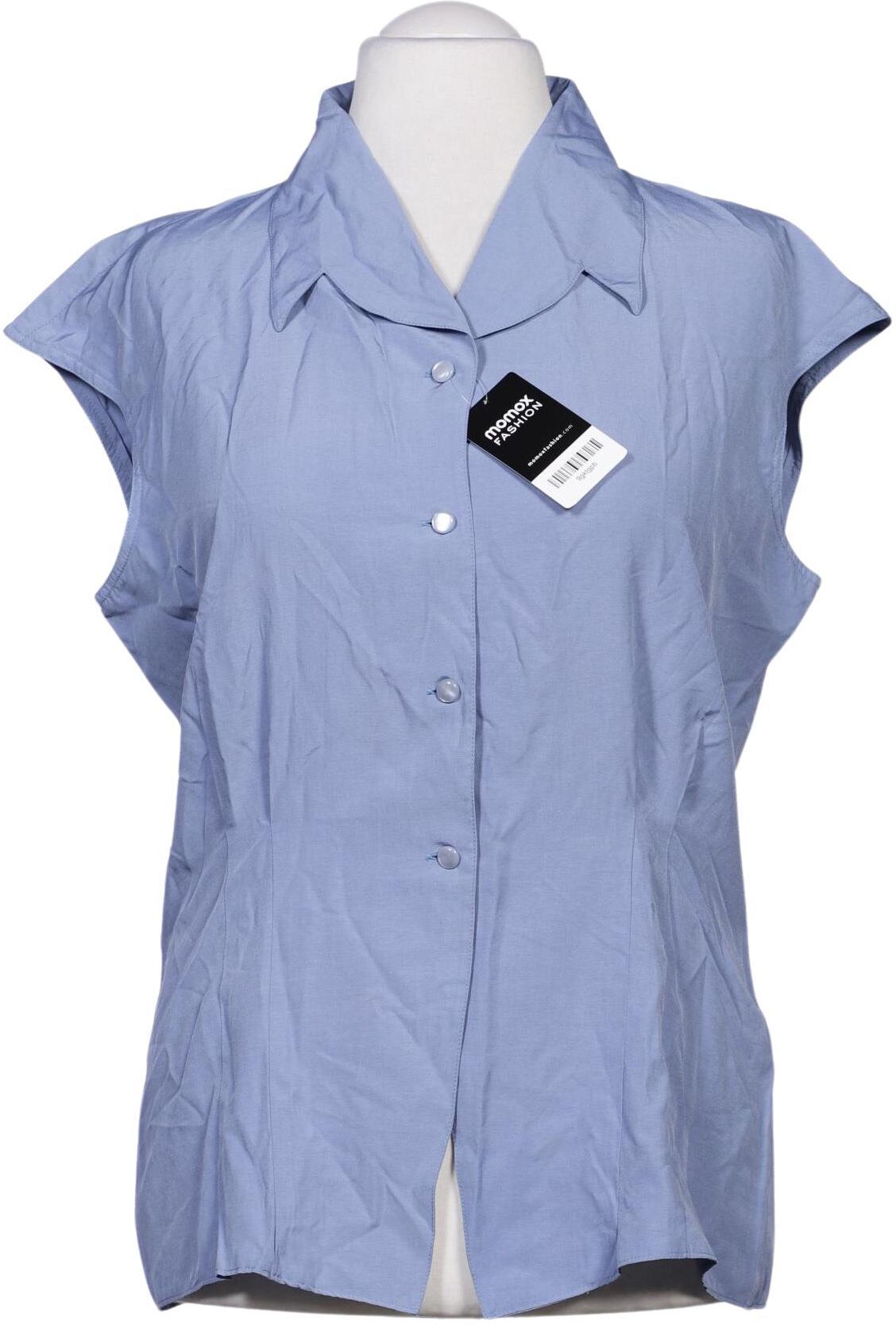 Kriss Trading Sweden Damen Bluse, Hellblau, Gr. EU 42, Viskose / Synthetik - Second Hand