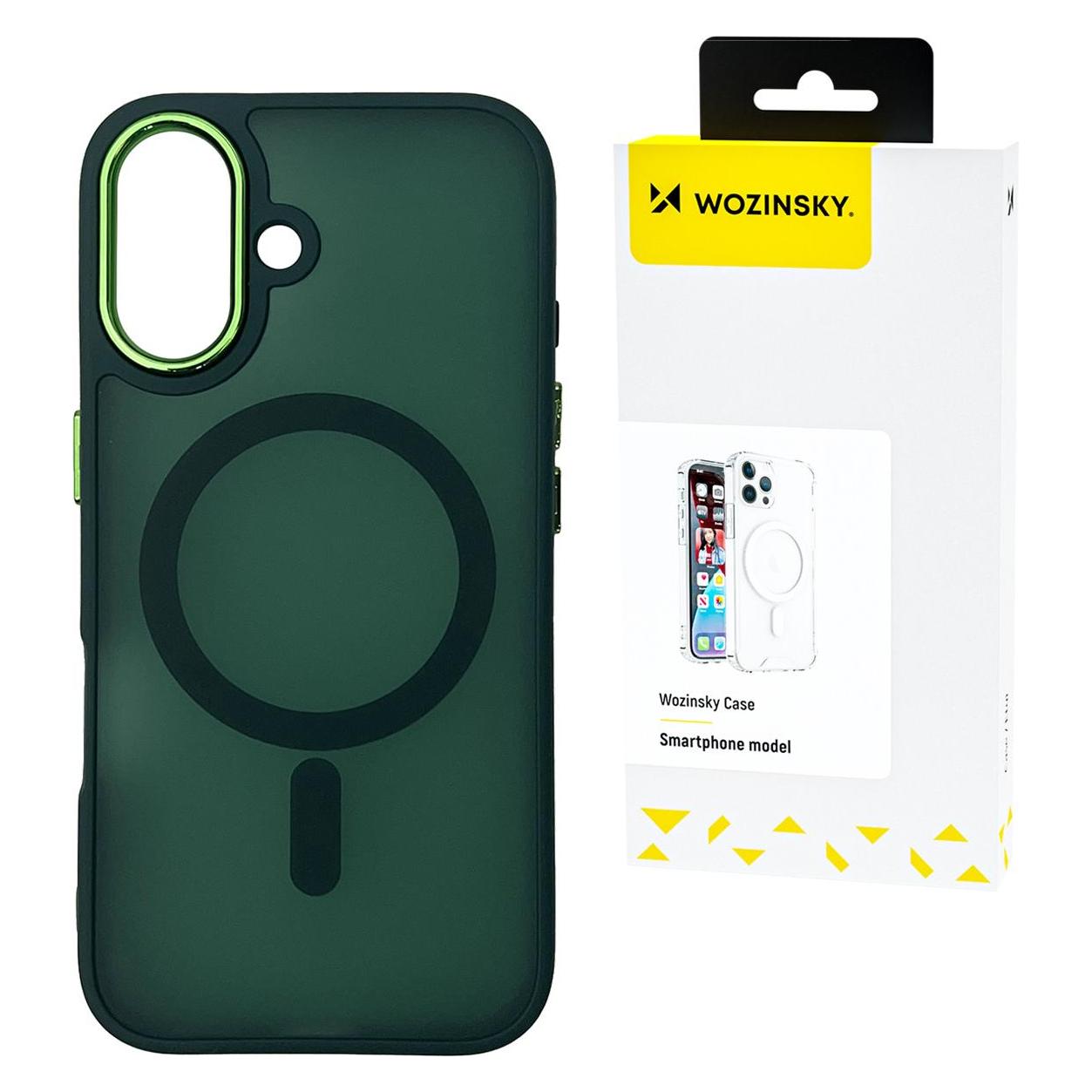 Wozinsky Fashion Case MagSafe for Samsung Galaxy S25+ - Green (Samsung Galaxy S25+) (5907769370021)