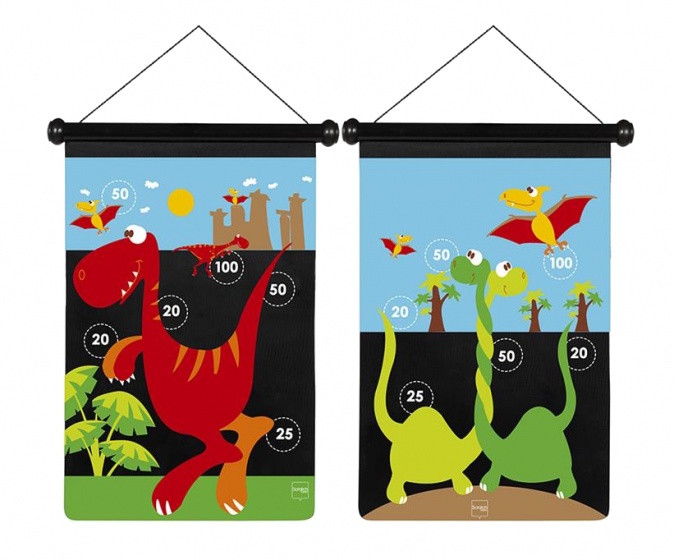 Scratch Magnetische Dartpijlen Dinosaurus - Speelgoed dartspel voor kinderen