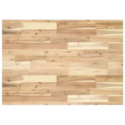 vidaXL Tischplatte Rechteckig 120x70x2 cm Massivholz Akazie