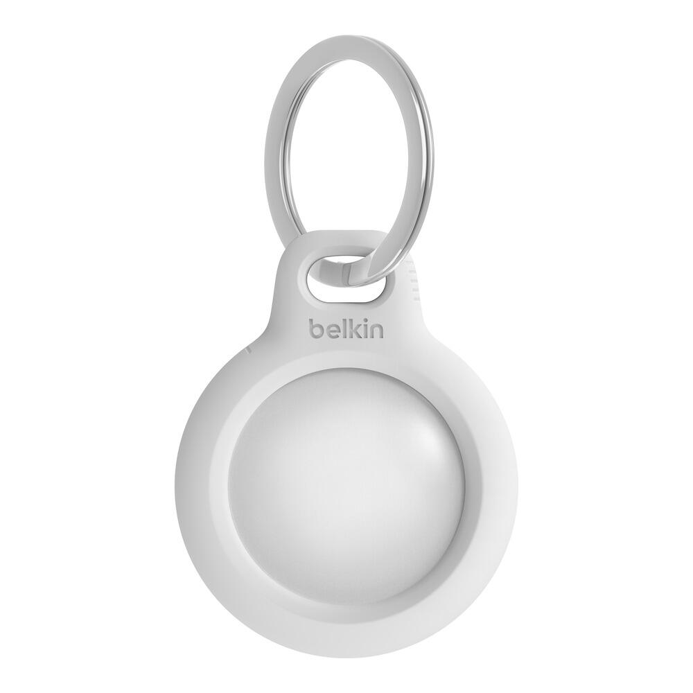 Belkin Secure Holder mit Schlüsselanhänger für AirTag, weiß F8W973BTWHT