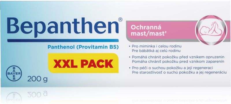 Bepanthen Panthenol XXL Pack pommade protection de la peau 200 g
