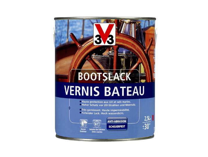V33 Bootslack Bernstein 2.5 l Glänzend
