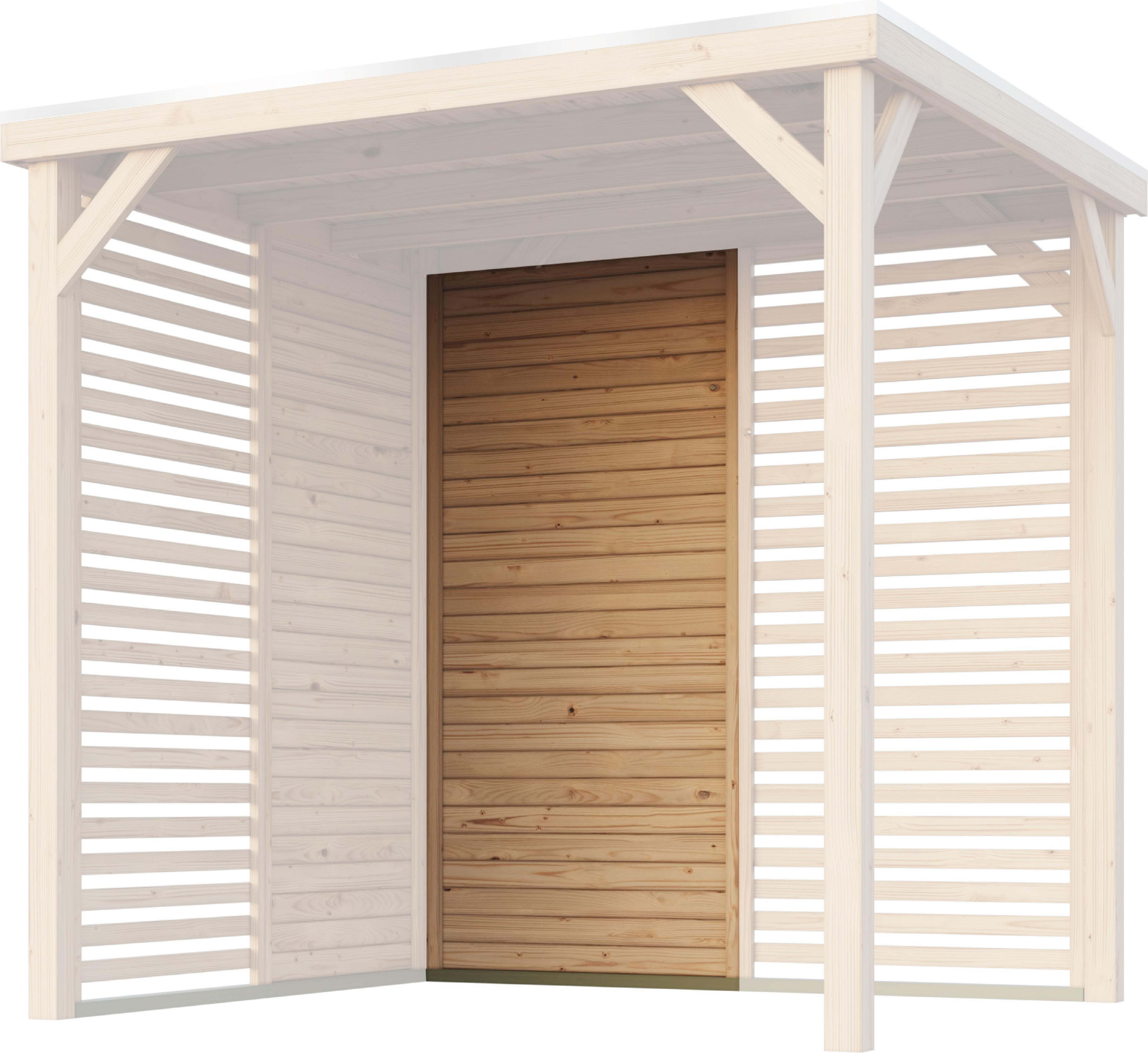 Karibu Seitenwand halbe Breite für Pavillon Cubeco