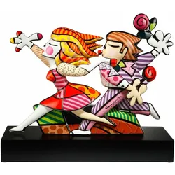 Goebel, Deko Figuren + Skulpturen, Figur Romero Britto - Love Blossoms, Porzellan, Bunt, 56 cm, 66452551
