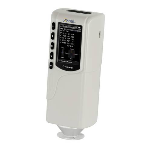 PCE Instruments Farbmessgerät PCE-CSM 2 |CIEL*a*b*C*h |CIEL a* b* |CIEXYZ |Messöffnung Ø 8mm |Software |LED