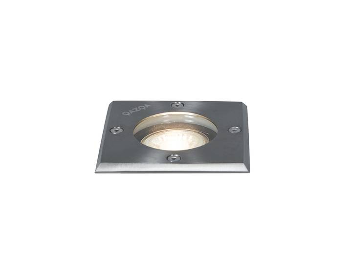 Spot encastré au sol en acier 10,5 cm IP65 - Basic Square
