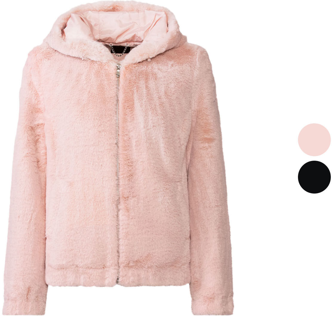 ESMARA® Damen Jacke in Plüschqualität