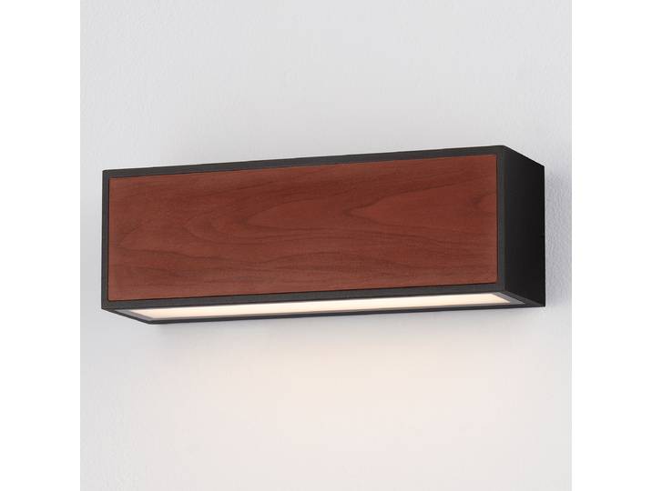 Applique LED 26 x 9 x 9cm Noir/Noir/Marron