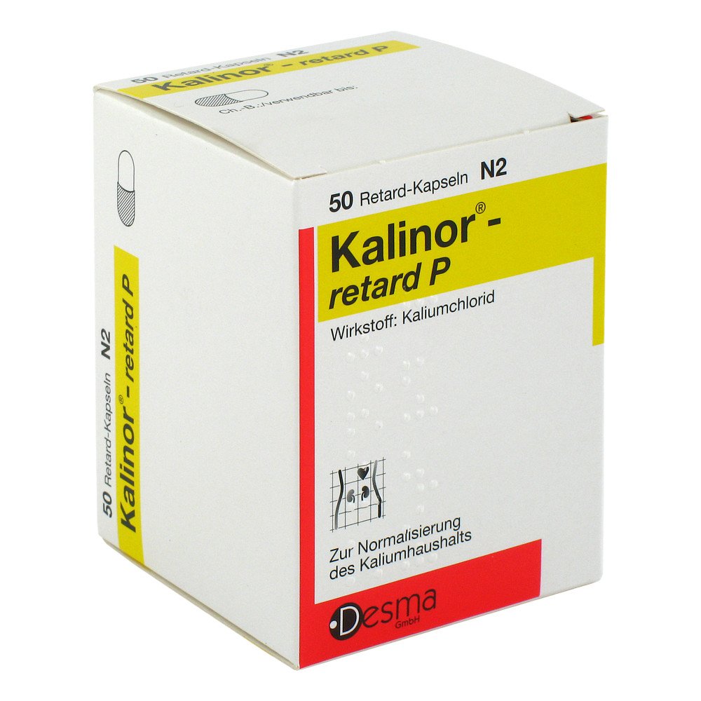 DESMA GmbH Kalinor retard P 600 mg Hartkapseln 02758215